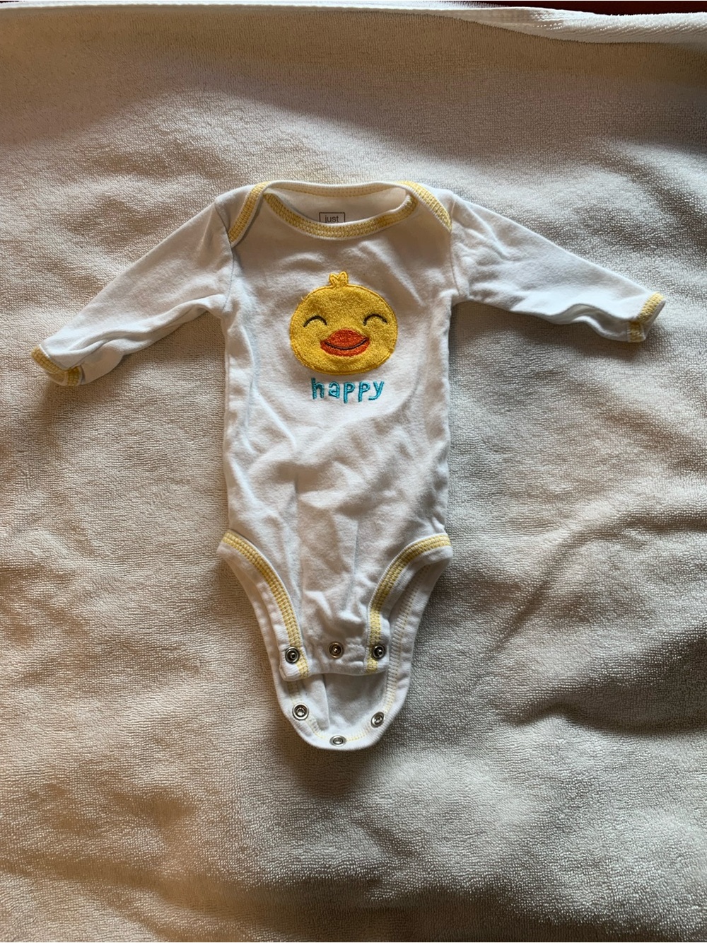 4 pk white long sleeve onesies newborn asst brands